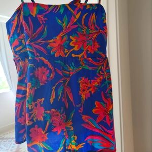 J Crew Tropical Floral Tank - Sz 16